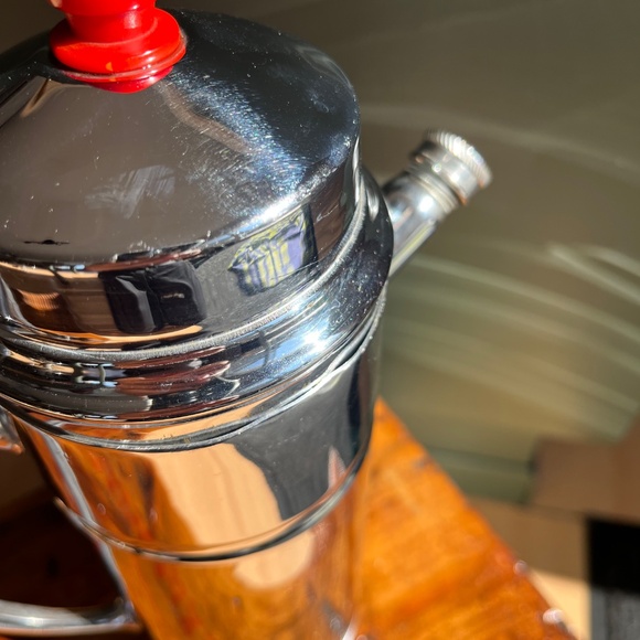 Vintage 1930s Art Deco Derby Shelton Chrome Cocktail Shaker - Picture 9 of 9